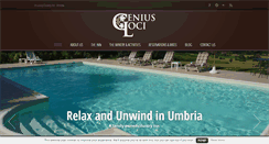 Desktop Screenshot of geniuslociumbria.it